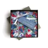 Red Blue Thorpe Square Bandana- Handkerchiefs|Scarves & Wraps