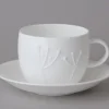 Repeat Repeat Plum Sprig Teacup & Saucer- Teacups & Saucers
