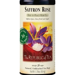 Republic of Tea Saffron Rose Herbal 36s- Republic Of Tea