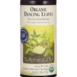 Republic of Tea Organic Dancing Leaves Green 50s- Republic Of Tea