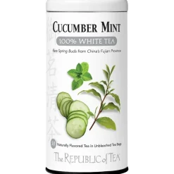 Republic of Tea Cucumber Mint 100% White 50s- Republic Of Tea