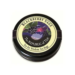 Republic of Tea Blackberry Sage Traveler's Tin 6s- Republic Of Tea