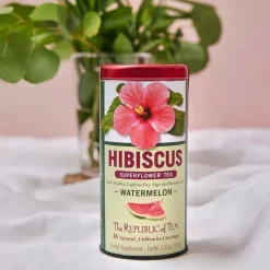 Republic of Tea Hibiscus Watermelon Herbal 36s- Republic Of Tea