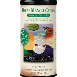 Republic of Tea Decaf Mango Ceylon 50s- Republic Of Tea