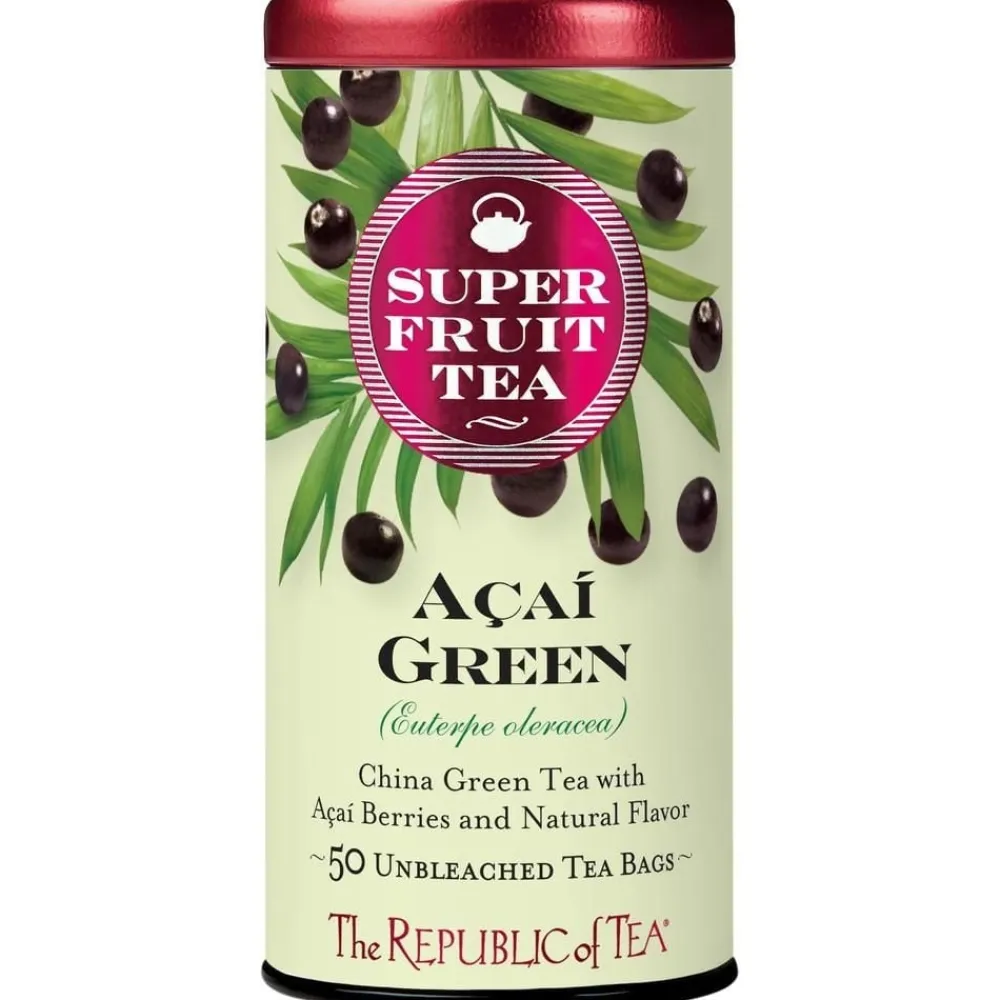 Republic of Tea Super Fruit Acai Green Tea 50s- Republic Of Tea