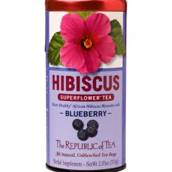 Republic of Tea Blueberry Hibiscus Herbal 36s- Republic Of Tea