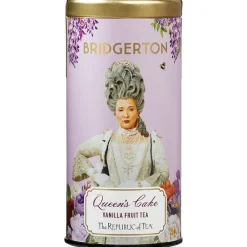 Republic of Tea Bridgerton Queen's Cake Vanilla Fruit Rooibos 36s- Cultural Icons|Republic Of Tea