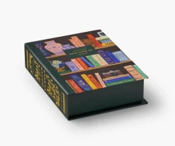 Rifle Paper Co. Bookshelf 500 Piece Puzzle- Games & Puzzles