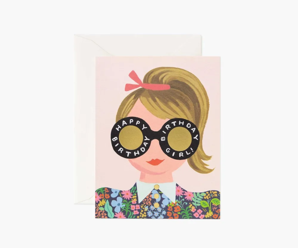 Rifle Paper Co. Meadow Birthday Girl Birthday Card- Greeting Cards