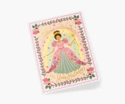 Rifle Paper Co. Princess Birthday Card- Greeting Cards