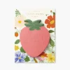Rifle Paper Co. Strawberry-Shaped Sticky Notes- Journals & Other Stationery