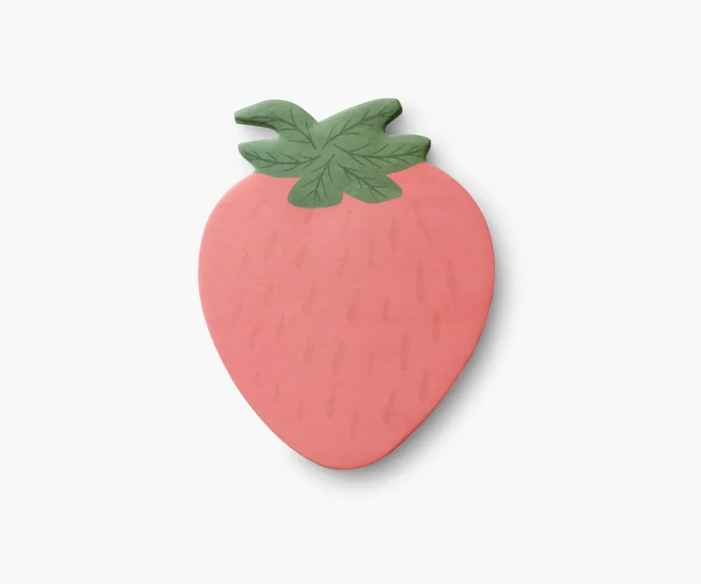 Rifle Paper Co. Strawberry-Shaped Sticky Notes- Journals & Other Stationery