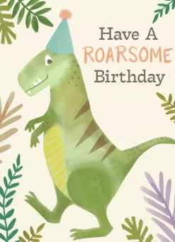 Roarsome Birthday Card- Greeting Cards