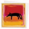 RothKat Sleeping Cat Greeting Card- Greeting Cards