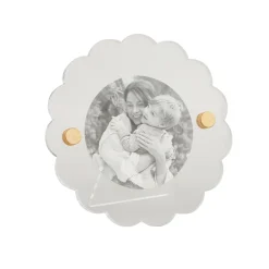 Round Scallop Acrylic Frame- Picture Frames