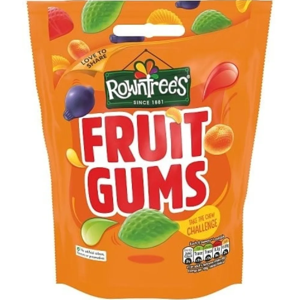 Rowntree's Fruit Gums Sharing Pouch- Sweets