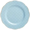 Royal Albert Polka Blue Vintage Salad Plate- Tea Plates