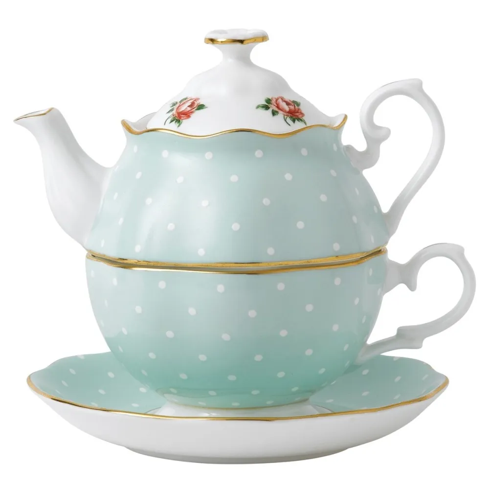 Royal Albert Polka Rose Tea for One- Tea For One