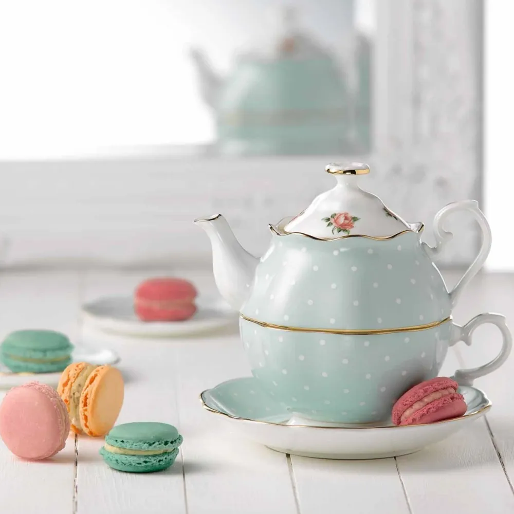 Royal Albert Polka Rose Tea for One- Tea For One