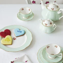Royal Albert Polka Rose Vintage Salad Plate- Tea Plates