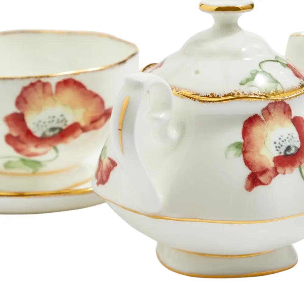 Royal Albert 100 Years of 1970 Poppy Tea for One- Tea For One|Teapots