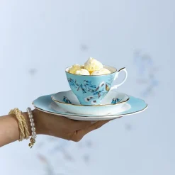 Royal Albert 100 Years of 1950 Festival Teacup, Saucer & Plate Set- Tea Plates|Tea Sets
