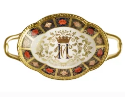 Royal Crown Derby Prince Harry & Meghan Markle Marriage Celebration Tray- Royal Crown Derby China