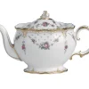 Royal Crown Derby Royal Antoinette Large Teapot- Royal Crown Derby China|Teapots