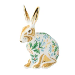 Royal Crown Derby Winter Hare- Royal Crown Derby Figurines
