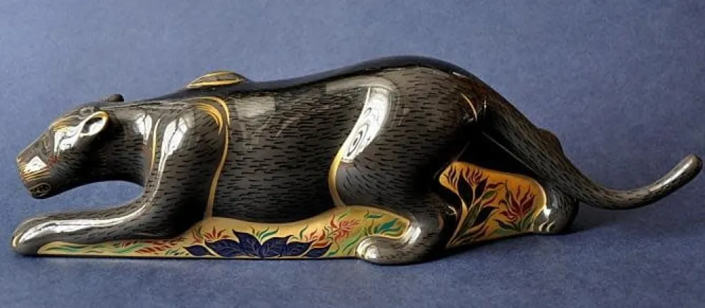 Royal Crown Derby Panther- Royal Crown Derby Figurines