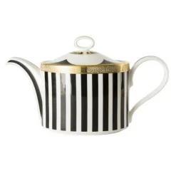 Royal Crown Derby Satori Black Teapot- Royal Crown Derby China|Teapots