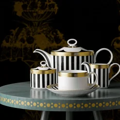 Royal Crown Derby Satori Black Teapot- Royal Crown Derby China|Teapots