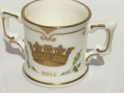 Royal Crown Derby Prince George Miniature Loving Cup- Royal Crown Derby China