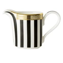 Royal Crown Derby Satori Black Cream Jug- Royal Crown Derby China|Creamers & Sugar Bowls