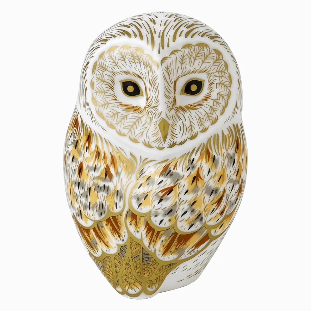 Royal Crown Derby Winter Owl- Home Accents|Royal Crown Derby Figurines