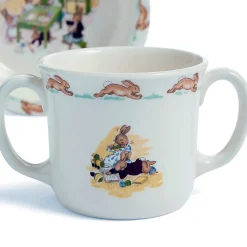 Royal Doulton Bunnykins 2-Piece Baby Set (Bowl & Two Handled Mug)- Children's Tabletop