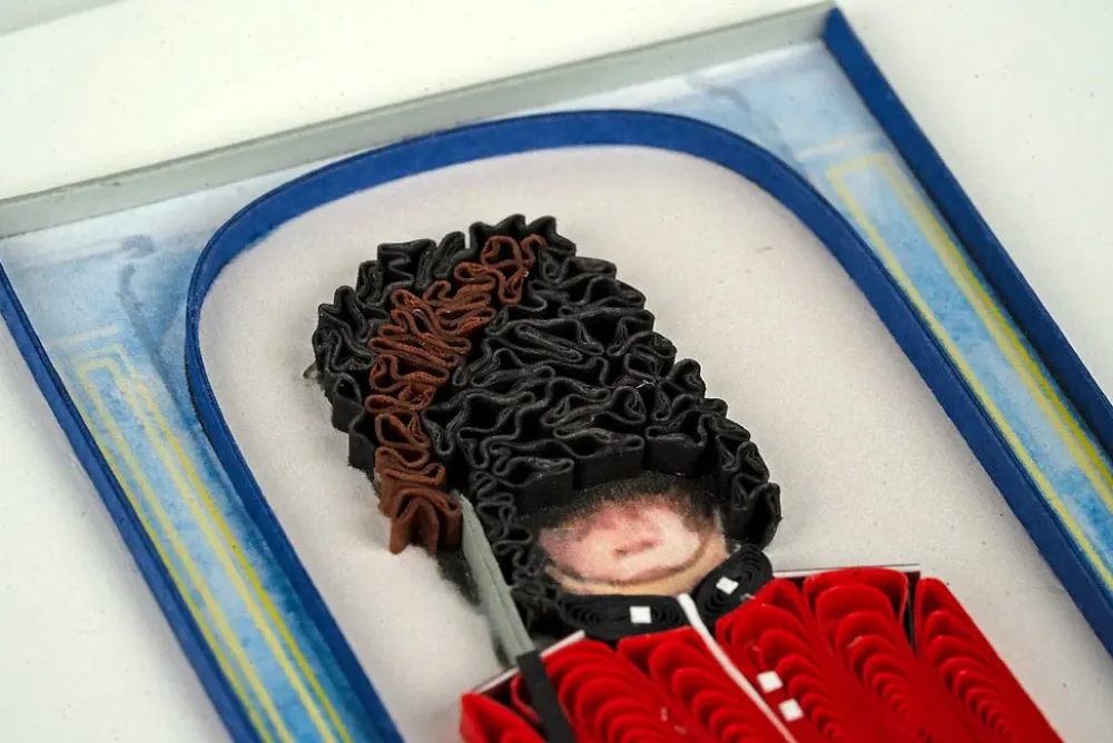 Royal Guard Quilled Greeting Card- Greeting Cards