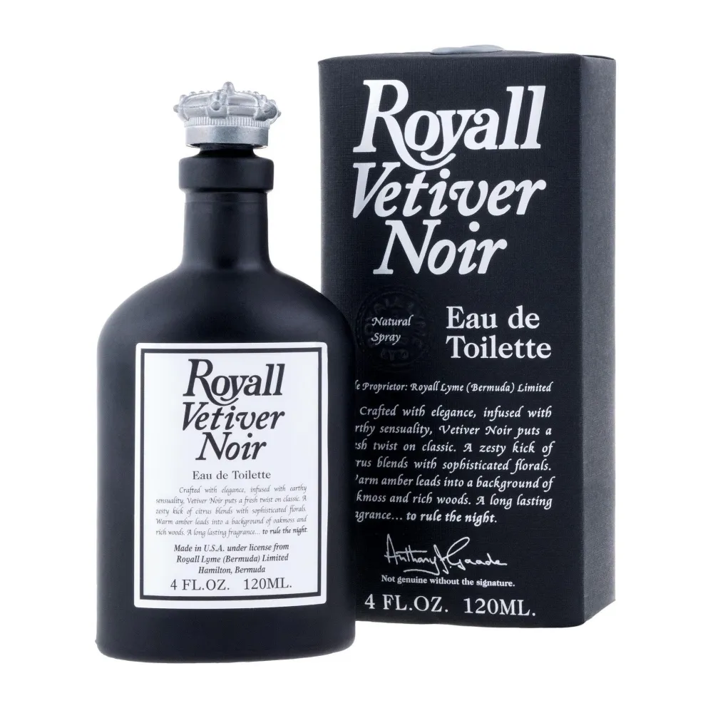 Royall Lyme of Bermuda Royall Vetiver Noir Eu de Toilette- Men's Fragrance