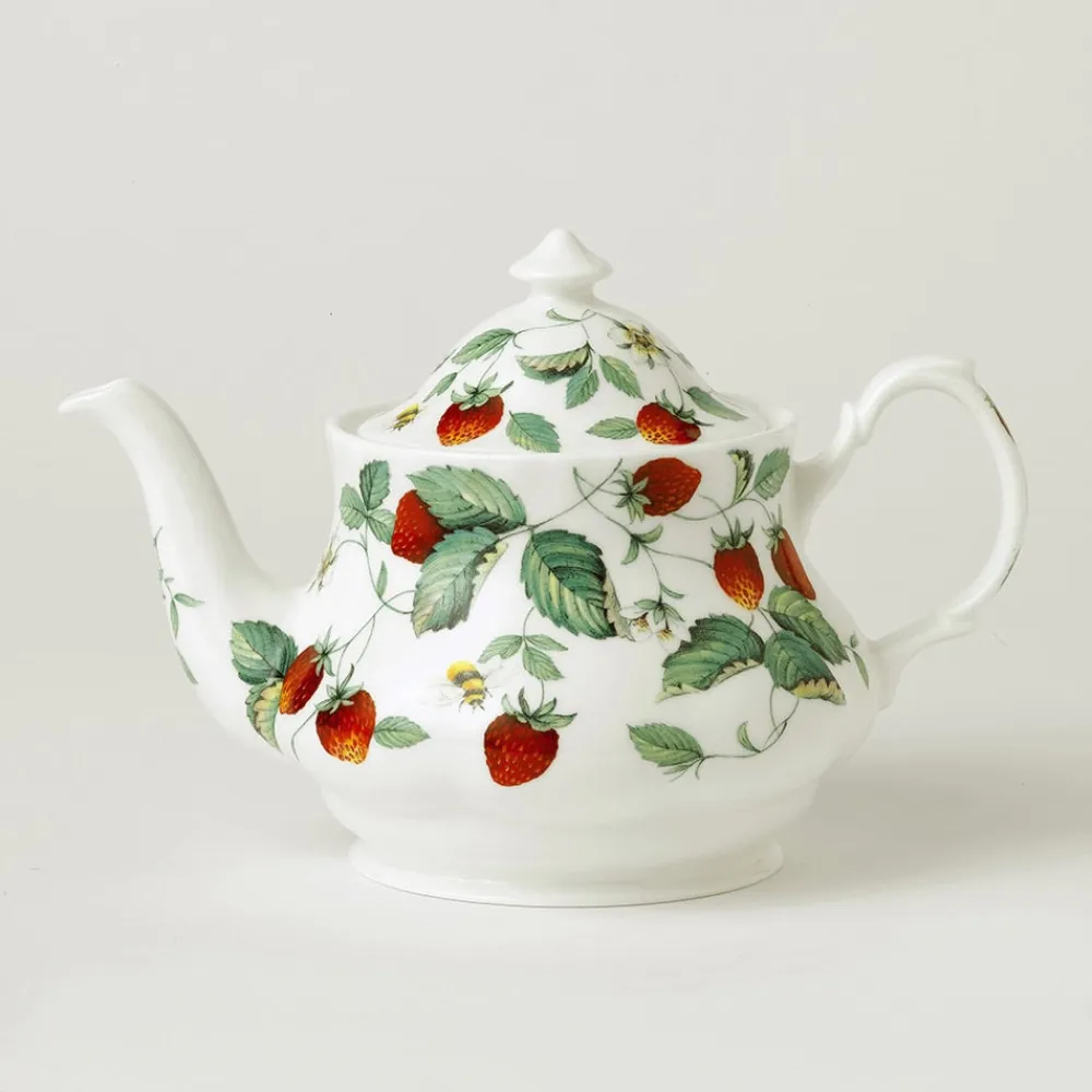 Roy Kirkham Alpine Strawberry Teapot- Teapots