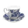 Roy Kirkham Blue Chintz Teacup & Saucer- Teacups & Saucers