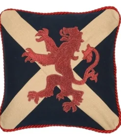 Saint Andrew's Cross 12" Square Small Pillow- Throws & Pillows