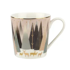 Sara Miller London Sara Miller Frosted Pines Mug (Deer)- Assorted Mugs