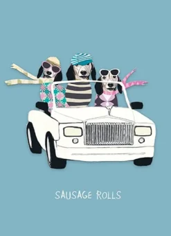 Sausage Rolls Greeting Card- Greeting Cards