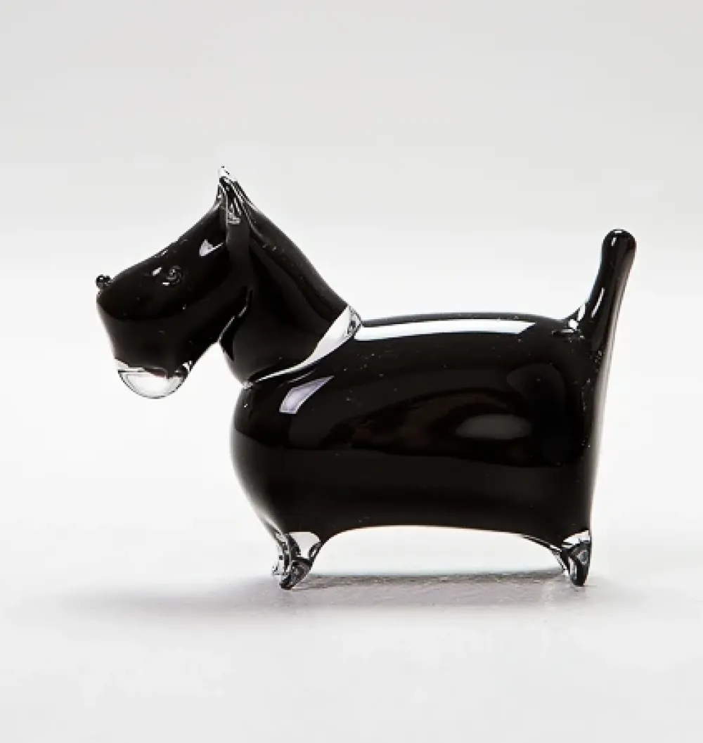 Scottie Glass Figurine- Langham Glass