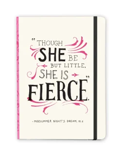 She is Fierce Shakespeare Notebook- Journals & Other Stationery