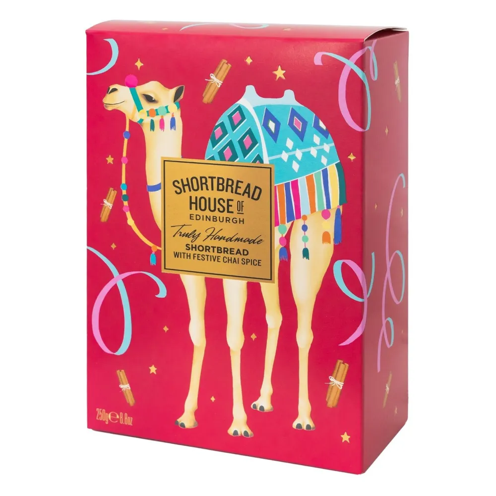 Shortbread House of Edinburgh Festive Chai Spice Shortbread- Biscuits