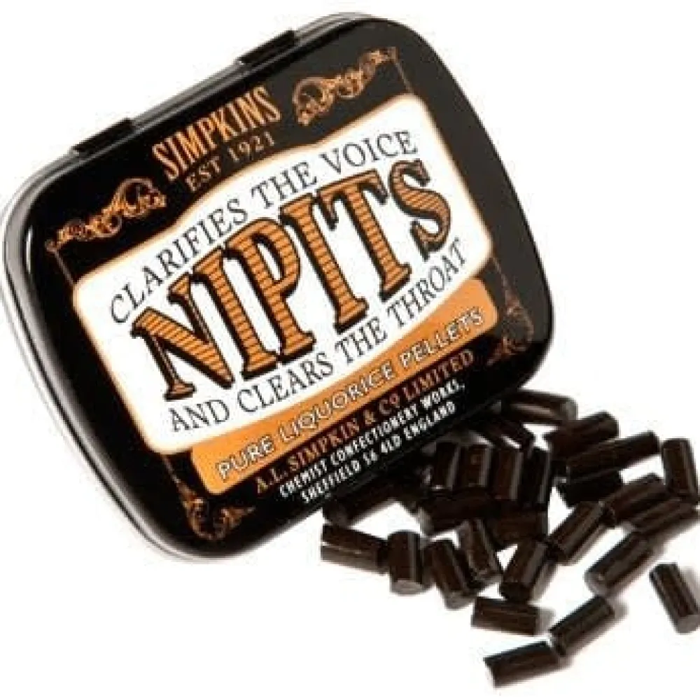 Simpkins Nipits Pure Liquorice Pellets- Sweets