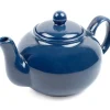 Small Stoneware Teapot, Blue- Teapots