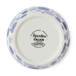 Spode Blue Italian Brocato Mini Vase- Vases