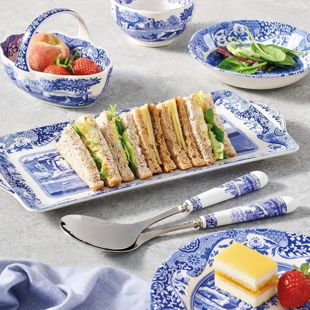 Spode Blue Italian Small Tray- Trays|Tea Trays